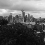 A view of the Space Needle and downtown Seattle