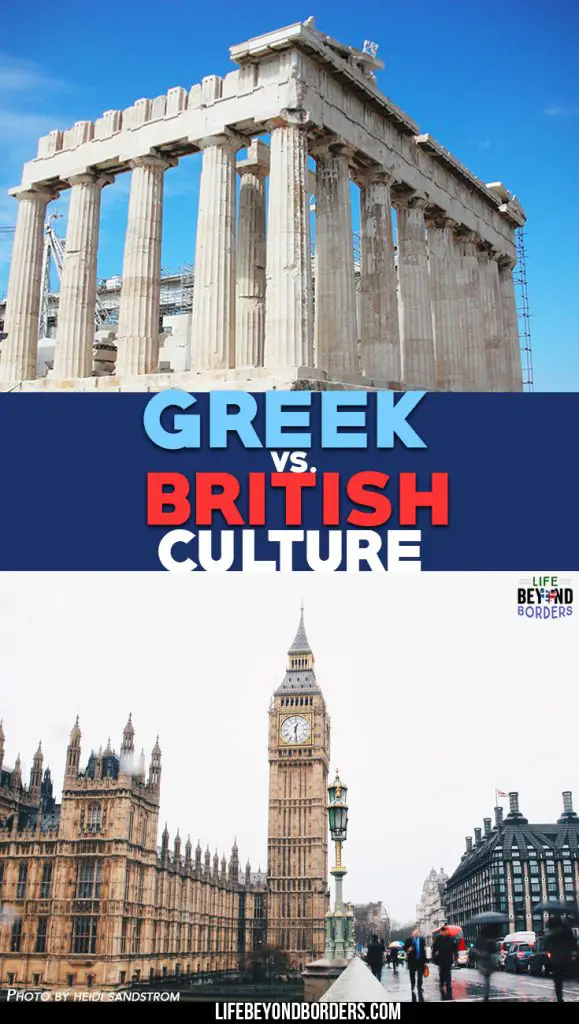 British Vs Greek culture - a look at the cultural differences between these two very different countries